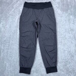 Prana Summit Jogger Pants Womens Medium High Rise Pull On Hiking Trail Pockets